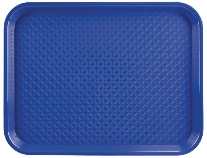  Kristallon Fast-Food-Tablett blau 34,5 x 26,5cm 