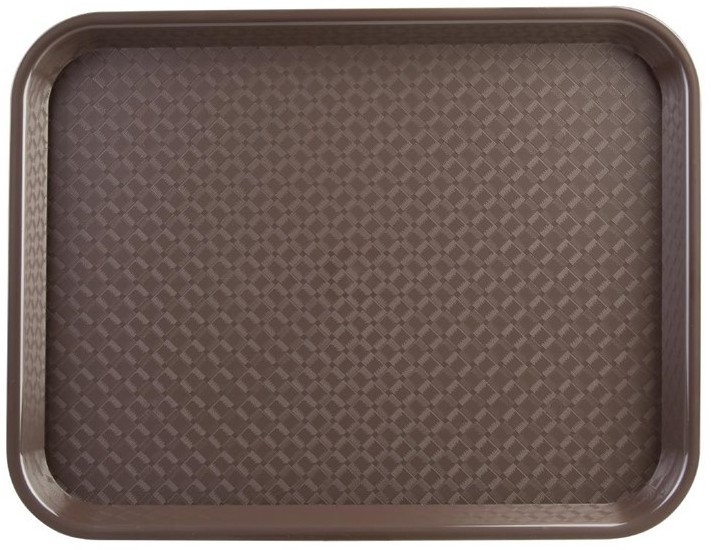  Kristallon Fast-Food-Tablett braun 34,5 x 26,5cm 