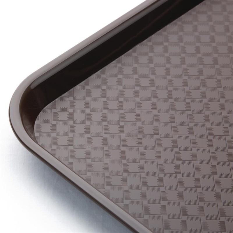  Kristallon Fast-Food-Tablett braun 34,5 x 26,5cm 