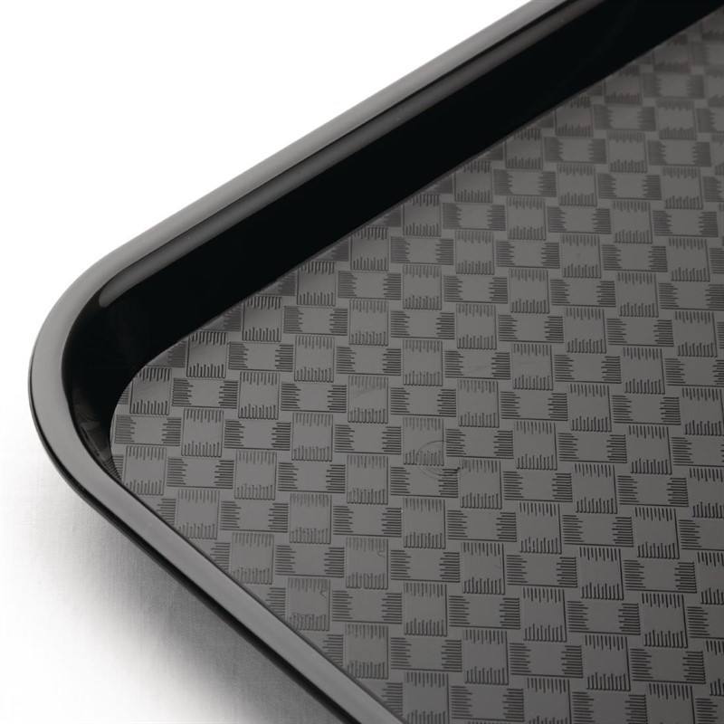  Kristallon Fast-Food-Tablett schwarz 41,5 x 30,5cm 