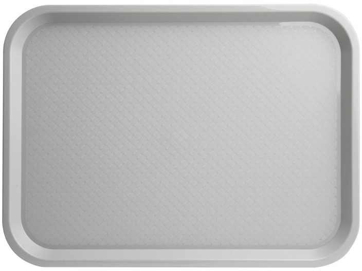  Kristallon Fast-Food-Tablett grau 41,5 x 30,5cm 