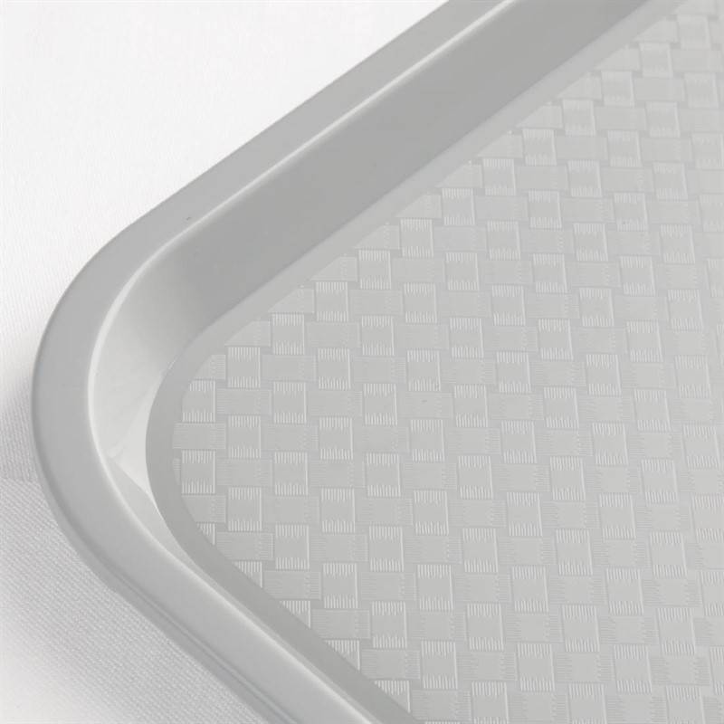  Kristallon Fast-Food-Tablett grau 41,5 x 30,5cm 