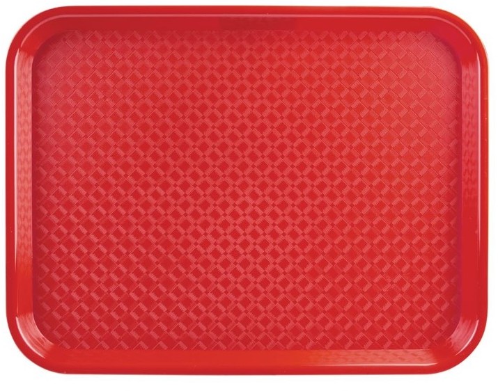  Kristallon Fast-Food-Tablett rot 41,5 x 30,5cm 