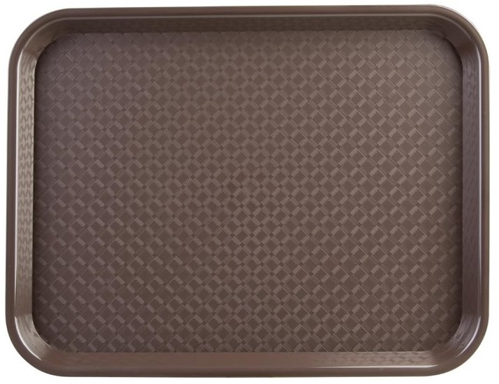  Kristallon Fast-Food-Tablett braun 45 x 35cm 