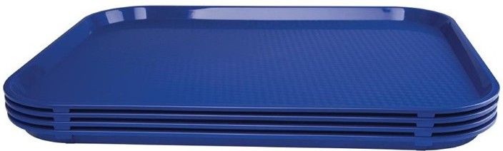  Kristallon Fast-Food-Tablett blau 45 x 35cm 