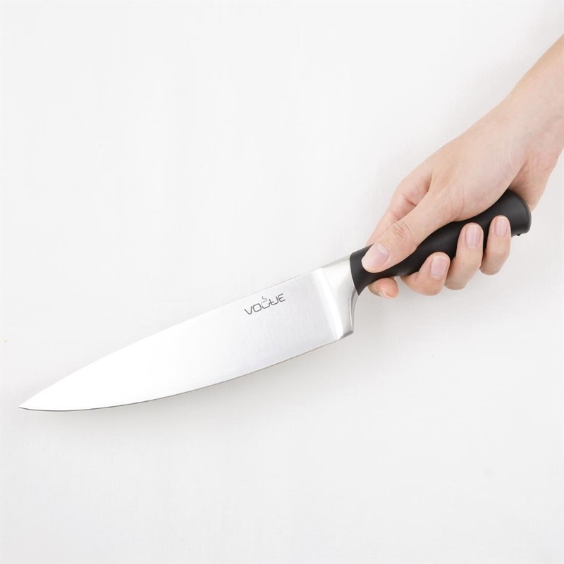  Vogue Kochmesser mit weichem Griff 20cm 