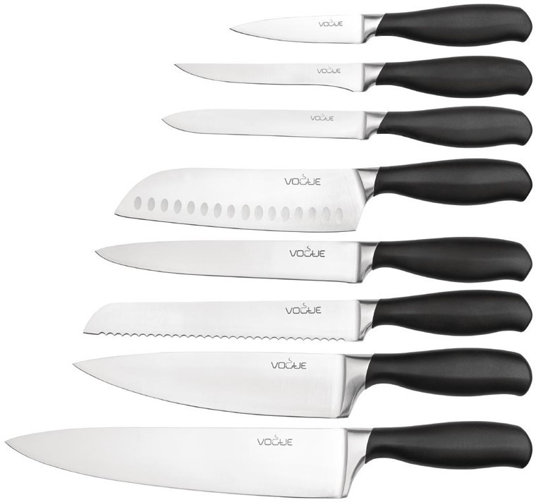  Vogue Kochmesser mit weichem Griff 20cm 