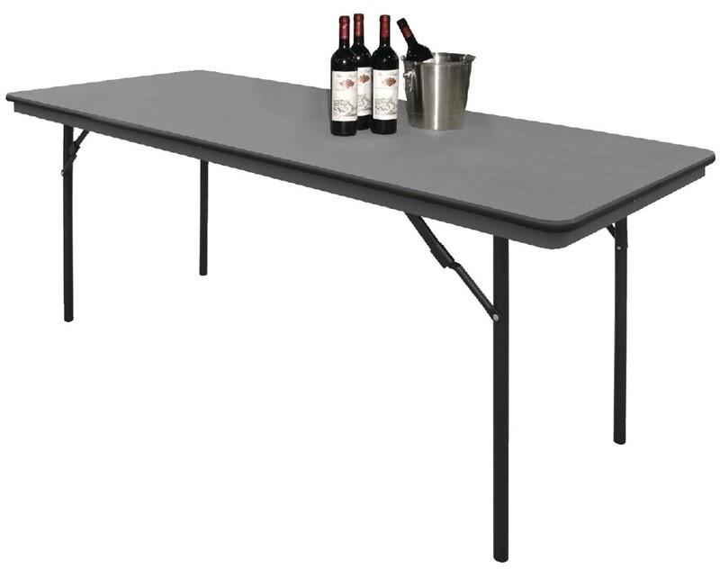  Bolero rechteckiger Klapptisch grau 183cm 