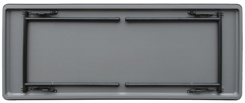  Bolero rechteckiger Klapptisch grau 183cm 