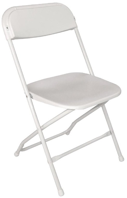  Bolero leichtgewichtige Klappst&uuml;hle wei&szlig; 