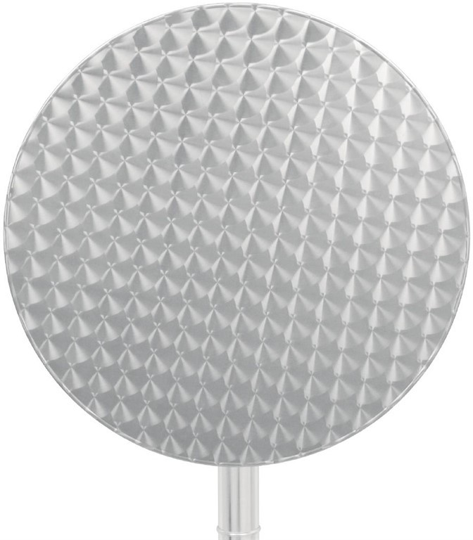 Bolero runder klappbarer Stehtisch Edelstahl 60cm 